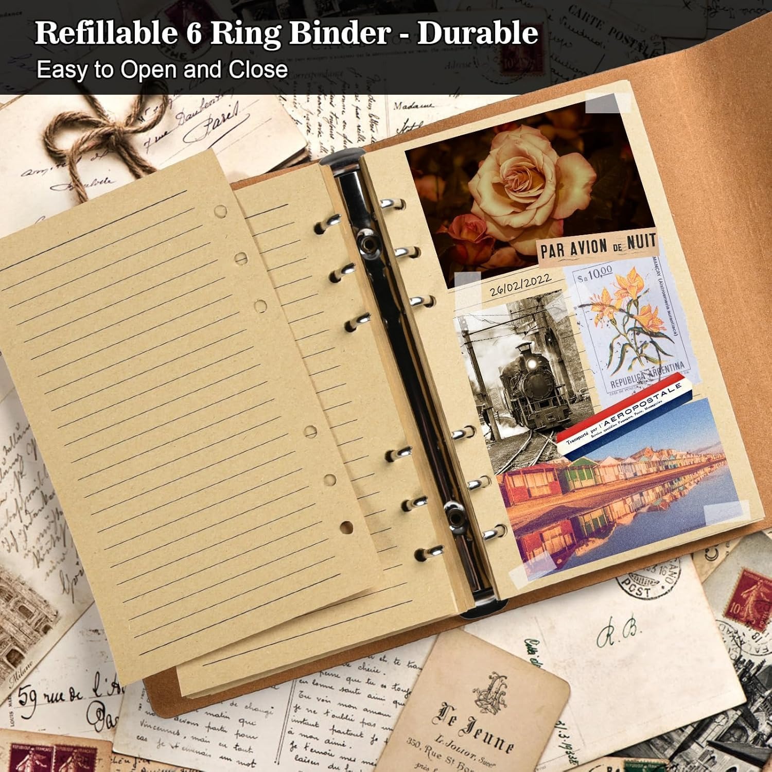 Vintage Leather Journal - Image 4